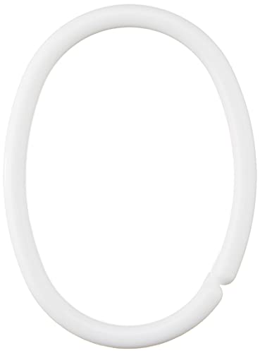 Sealskin Clips Douchegordijnringen, Wit, 4,7 x 6,2 x 0,7 Cm, 1.0 Unit - Image 3