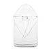 Morbidissimi Accappatoio Spa in Spugna Bianco Con Cappuccio, Cinturino e 2 Tasche, Accappatoi per Uomo e Donna Morbidi 380 gr/mq, Ideale Per Spa, Hotel e Centri Benessere, W746 (L) immagine