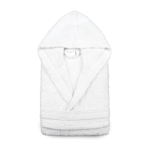Morbidissimi Accappatoio Spa in Spugna Bianco Con...