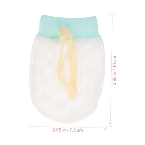 Adjustable Ice Silk Baby Mittens Breathable Anti-Scratch Gloves for Newborns 2 Pairs Summer Use for 6-12 Months2