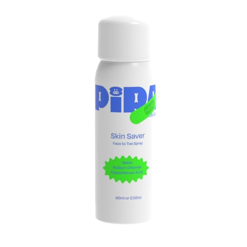 Pipa Skin Saver Hypochlorous Acid Spray for Face & Body 60 ml | Head to Toe Daily First Aid Skin Repair Spray for Sensitive Skin | Helps Reduce Eczema, Irritations, Rashes, Acne, Redness & Breakouts
