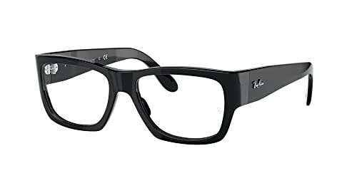 Image of Ray-Ban Unisex Rx5487f Nomad Wayfarer Low Bridge Fit Square Prescription Eyeglass Frames