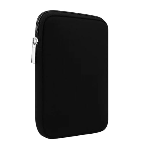 Funda de neopreno de 6 pulgadas para Kindle 2022, Kindle 2019, Kindle Oasis, Kindle Kids, Kindle Paperwhite Kids, Kobo Nia, Clara 2E (negro)