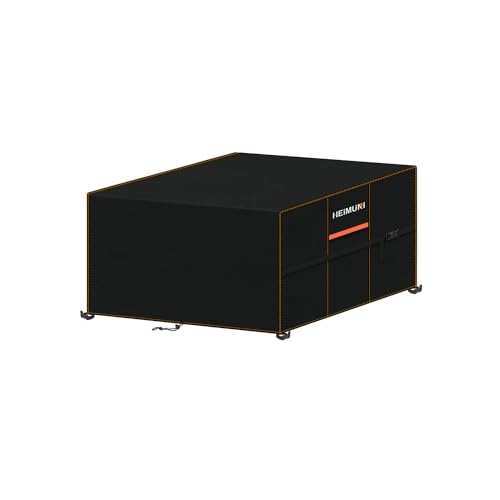 HEIMUNI Housse Salon de Jardin Exterieur, 140x140x90cm Housse Table de Jardin Carré Housse de...