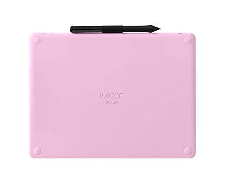 Image of Wacom Intuos Bluetooth CTL-6100WL /P0-CX Digital Graphics Pen Tablet for Drawing (Berry) Medium (10.4-inch x 7.8-inch) | Battery Free Pen with 4096 Pressure | Compatible with Windows, Mac & Android