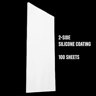 6 x 12 Inches Parchment Paper, 2-Side Coating, Heat Press&Scrapers Friendly, 100 Sheets, by Mogobe