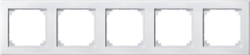 Preisvergleich Produktbild Merten 1325417 Rahmen 484519 5fach polarweiss M-SMART