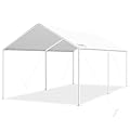 Quictent 10x20 ft Heavy Duty Carport Car Canopy Garage Outdoor Boat Shelter Party Tent-White