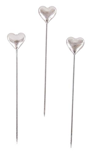 Rayher Decorative Pin Heart 9 mm Diameter Mother of Pearl