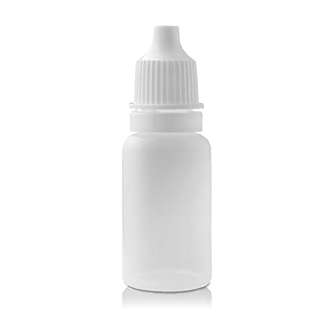 EXTEND LAB 10ml Plastic Dropper Bottle - Squeezable Eye Dropper Bottles - Refillable Mini Dropper Bottles with Srew Cap - Ideal for Essence, Oil (20) Cover
