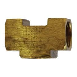 12127 Branch Tee, 3/16 in Female Inverted Flared x 3/16 in Female Inverted Flared x 1/8 in FNPTF