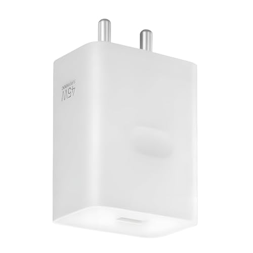 Image of Realme 45W Charger for Realme 12X, GT 6T, C75 | Overheat Protection & Fast Charging