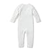 Hope & Henry Baby Organic Cable Knit Sweater Romper, 0-3 Months, Soft White