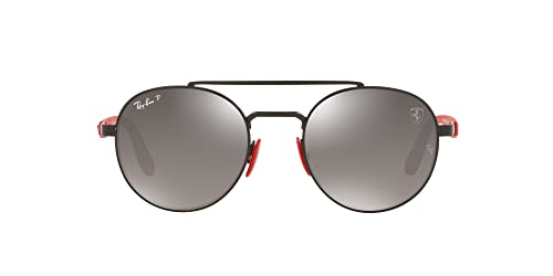 Ray-Ban Rb3696m Scuderia Ferrari Collection Round Sunglasses