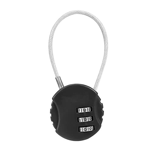 バックパック用コンビネーションケーブル 盗難防止 13cmケーブル 3桁多機能バッグ