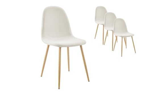 Set of 4 Ovela Lucas Dining Chairs (Beige) - OVLUCA4DCBB