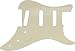 Pickguard For Fender 1983 S-3 Bullet Deluxe Guitar - THIN PARCHMENT