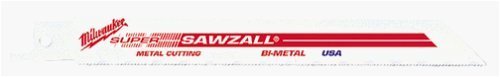 Milwaukee 9" 18 TPI SAWZALL Blades (5 Pk) 48-00-5188 (Pack of 2)
