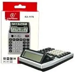 Calculadora Eletrônica de Mesa Kapb com Duplo Visor LCD Digital – Números Grandes, Alta Precisão, Ideal para Escritório, Loja, Contabilidade e Uso Diário