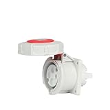 Refrigerated Truck Marine 440V Industrial Plug Socket 4 core 32A Container 3h Waterproof Aviation Male and Female Docking(Concealed Socket B)