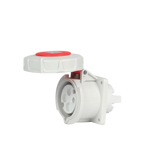 Enchufe de aviación 440V 32A estanco de 4 pines para camión refrigerado 2