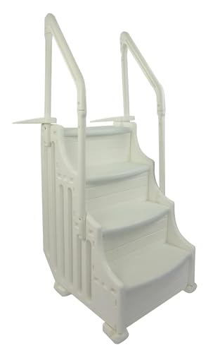 Escalera para piscina de superficie 45 pulgadas altura miniatura 1