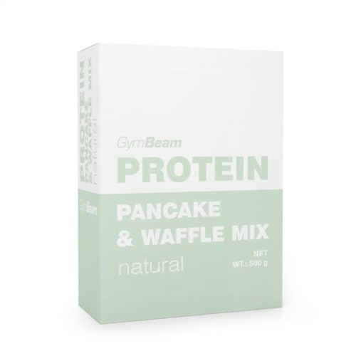 GymBeam Protein Pfannkuchen & -Waffel Mix - 500 g, leckere vorgefertigte Protein-Backmischung mit Molkenkonzentrat, hoher Proteingehalt, gute Ballaststoffquelle (500 g, Ohne Geschmack)
