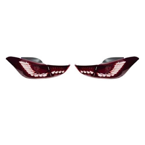 Hyundai Elantra 2011-2016 LEDI[ge[CgAZuAbvO[hGTS Dragon Scales_Ci~bNVOivANZT[ƌ݊̂ԗpCg(Red One Set)