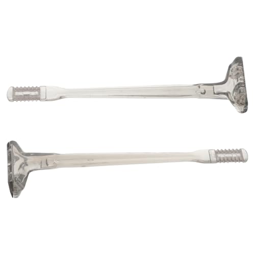 Alipis 2 piezas Recortadora Manual de Vello Nasal Doble Cara con Diseño Ergonómico Portátil para Hombres y Mujeres Herramienta Ligera para Cortar Pelos de Nariz y Orejas