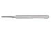 Weller Erem 2ASASL Stainless Steel Straight/Round Broad Point Anti Magnetic Tweezer, 4.75" Overall Length