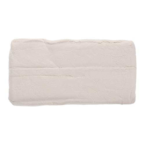 TOYANDONA Arcilla de Modelado de Secado al Aire 500g, Material Creativo Blanco para Proyectos Escolares y Manualidades de Escultura DIY