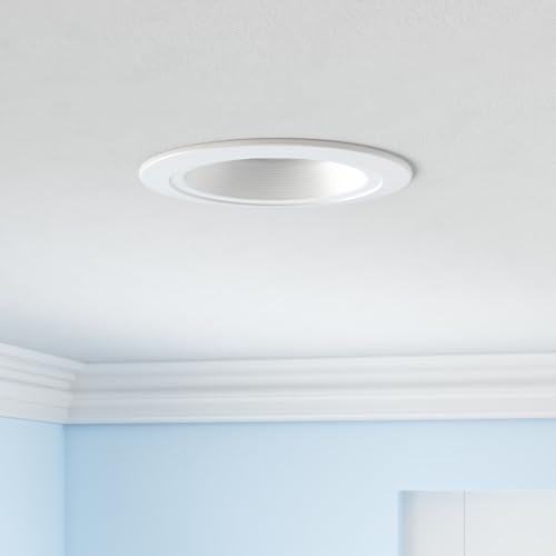 halo 56 inch led recessed light retrofit selectable cct 2700k-5000k dimmable dim to warm 9001200 lumens wet location indoor outdoor ceiling downlight rl56ls9fsd2w1ewh