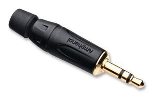 AMPHENOL KS3PB-AU CONNECTOR, STEREO PHONE, PLUG, 3.5MM (10 pieces)