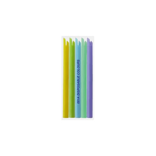 Premium Plus ONE001A-B Vented Slotted Oral Evacuation Tips Assorted Colors 1000/Pk