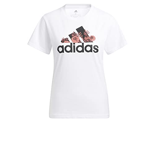 Amazon.com: adidas Superher Floral Graphic Logo Tee Women's