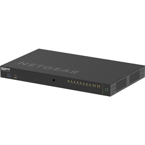 Image of Netgear AV Line M4250-10G2XF-PoE++ Ethernet Switch - 10 Ports - Manageable - 3 Layer Supported - Modular - 26.30 W Power Consumption - 720 W PoE Budget - Optical Fiber, Twisted Pair - PoE Ports - 1U -