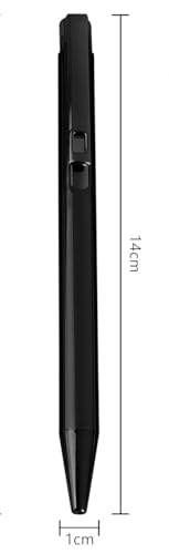 Image of worison Elegant Slim Metallic Retractable Ballpoint Pens Smooth, Sturdy Ideal for Gifting (Black, Pack of 1)