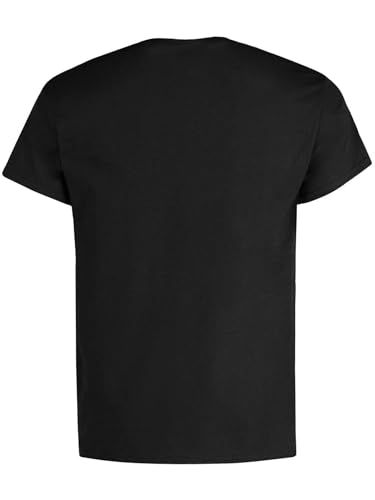 Image of Gildan Men's Crew Neck Cotton T Shirt, XL, Black