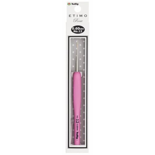Tulip Etimo Rose Steel Crochet Hook, Size 12/.6mm