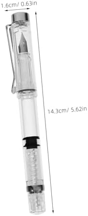 NUOBESTY 2 adet mürekkepli kalem, kaligrafi kalemi, doldurulabilir, öğrenciler için, dolma kalem, yazı gereçleri, sağlam, kullanışlı, taşıması kolay - Görsel 2