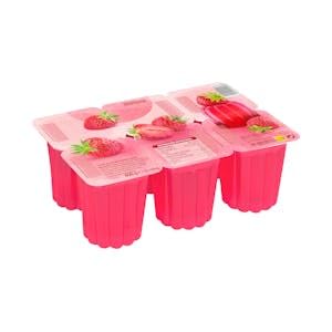 Gelatina sabor fresa Hacendado 12 ud. x 100 g Pack 12