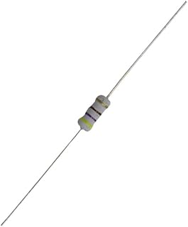 Electronic Spices 20Pcs 470 Ohm (Ω) 1 Watt ±5% Tolerance 470 Ohm MR Ω ohm MF Through Hole Resistors Axial Lead