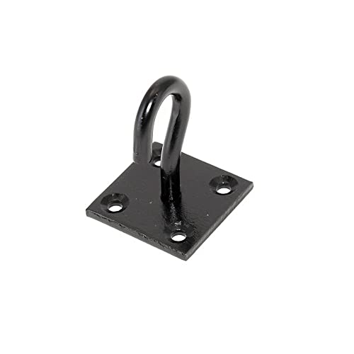 Merriway BH07694 Hook on Plate Black