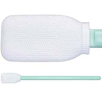 Tampone Texwipe TX714A per camera bianca, punta in poliestere lavorato a maglia, manico in PP; 100/Pk