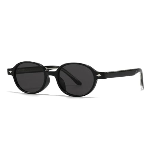 Lunettes de soleil rétro ovales MUTYNE verres UV400 accessoires de mode rivets pour l'été