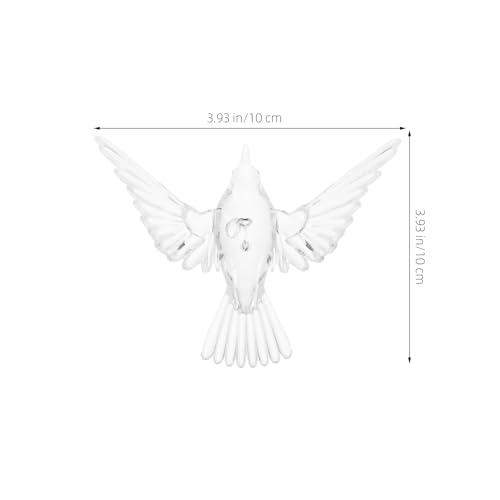 Colibris en acrylique transparent lot de 20 décorations incassables pour plafond