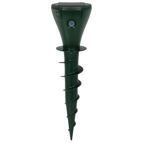 Genius Ideas - Repelente solar para lunares, vibraciones y frecuencias variables, impermeable, protección de jardín