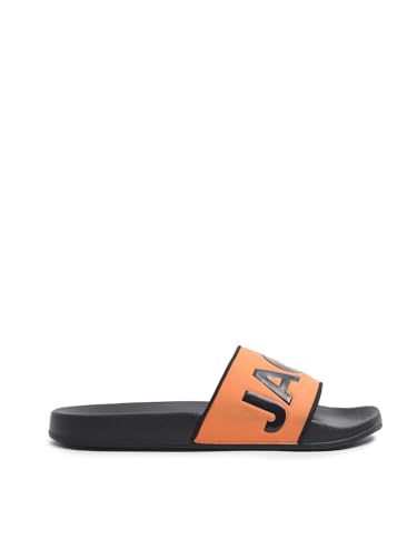 Image of JACK&JONES Men's Logo Print Pool Sliders