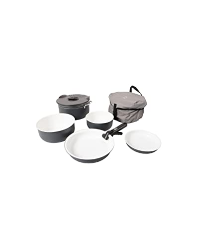 Bo-Camp Keramik Kochset 7-teilig Alu Camping Koch Geschirr Topf Antihaft Pfanne Bo-Camp Keramik Kochset 7-teilig Alu Camping Koch Geschirr Topf Antihaft Pfanne