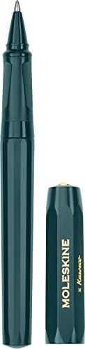 Moleskine Kaweco Ballpoint Pen, Green, Medium Point (0.7 MM), Blue Ink